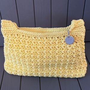 The Sak Yellow Crochet Shoulder Bag